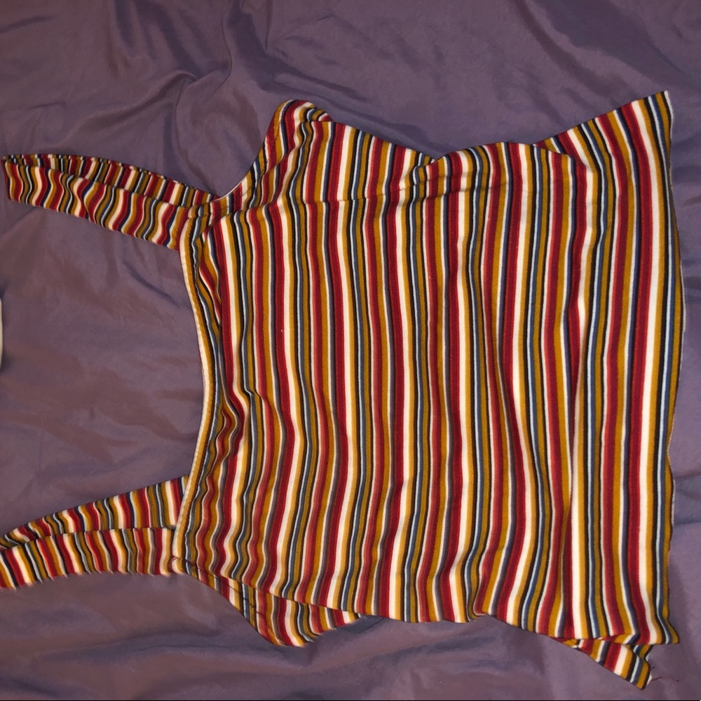 forever 21 Striped crop top